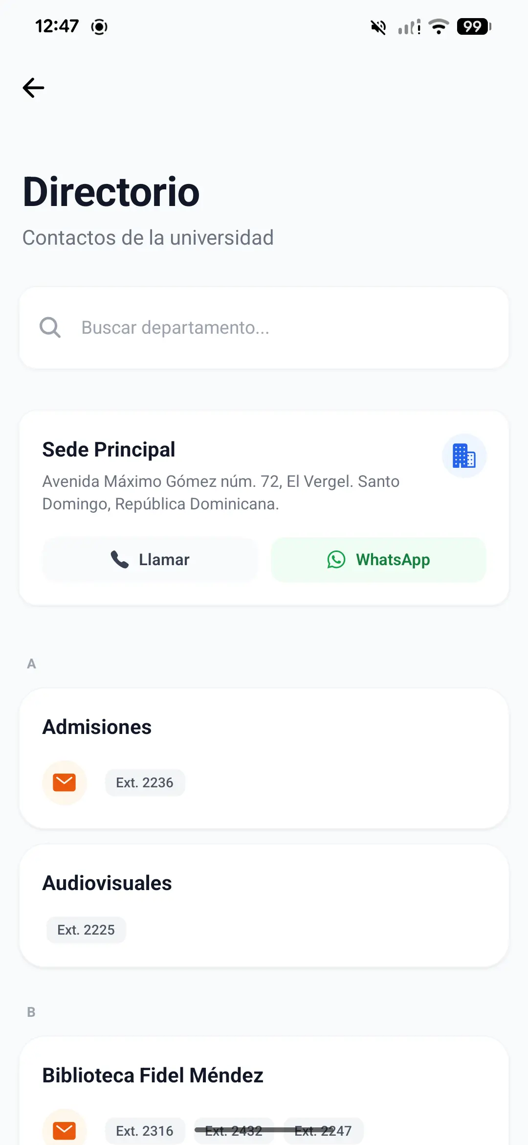 Directorio Telefónico